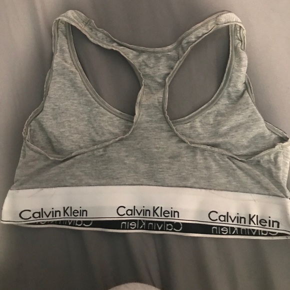 Grey Calvin Klein bralette - Picture 2 of 2
